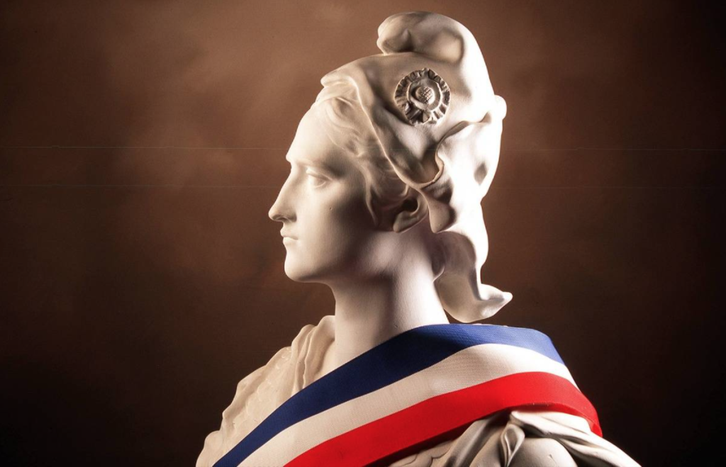 Bust of Marianne, symbol of the French Republic JAUBERT SIPA