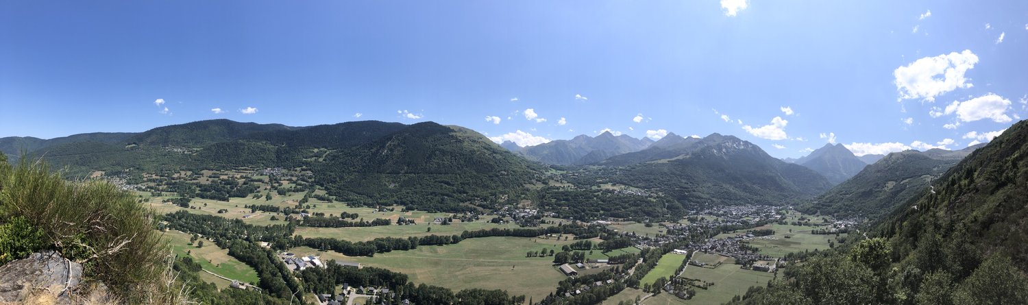 View of the Pyrenees taken on holiday in August 2021 near Saint Lary Soulan